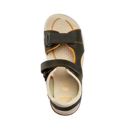 Детские сандалии Clarks Rocco Wave Y 26149042, хаки