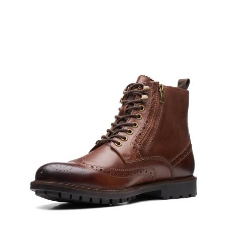 Мужские высокие ботинки Clarks Bowzer Hi 26162802, коричневые Мужские высокие ботинки Clarks Bowzer Hi 26162802, коричневые