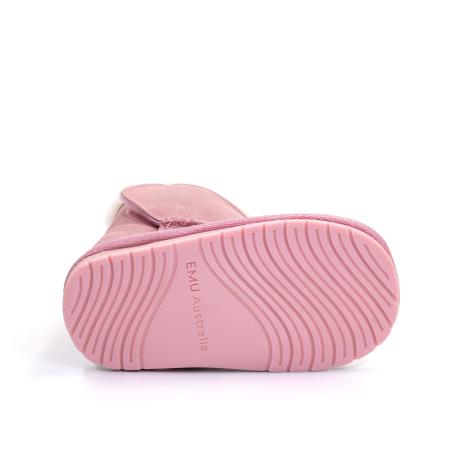 Детские ботинки из овчины (угги) EMU Australia Toddle B10737, розовые