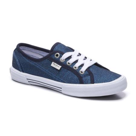 Женские кеды Pepe Jeans London ABERLADY ANGY-20 PLS30948, синие Женские кеды Pepe Jeans London ABERLADY ANGY-20 PLS30948, синие