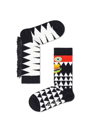Kids Mane In Black Sock KMIB03