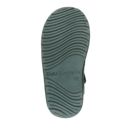 Детские полусапоги из овчины (угги) EMU Australia Wallaby Mini K10103, зеленые