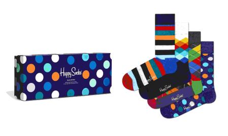 4-Pack Multi-Color Socks Gift Set XMIX09