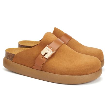 Женские сабо SCHOLL IVY BUCKLE F311691170, коньячные