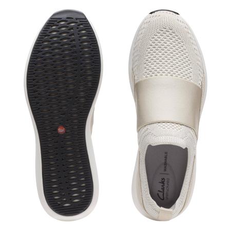 Женские кроссовки Clarks Un Rio Knit 26165519, белые
