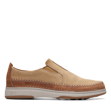 Мужские полуботинки Clarks Nature 5 Walk 26168677, песочные Мужские полуботинки Clarks Nature 5 Walk 26168677, песочные