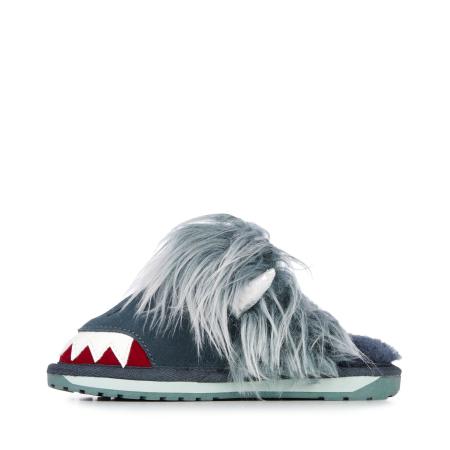 Детские тапочки EMU Australia Monster Slipper K12620, синие