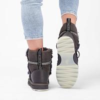 Sheepskin Fashion Blurred Teddy W13196 - Женские снегоходы EMU Australia, серые