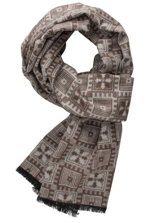 Шарф Eterna 988-28, коричневый