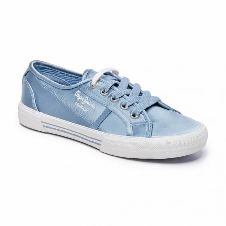 Женские кеды Pepe Jeans London ABERLADY PLS30816, голубые