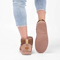 Stingers Stinger Micro Patchwork W13185 - Женские полусапоги из овчины (угги) EMU Australia, коричневые Stingers Stinger Micro Patchwork W13185 - Женские полусапоги из овчины (угги) EMU Australia, коричневые