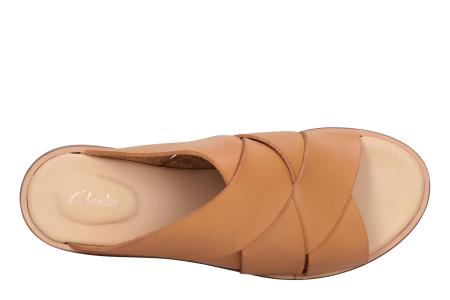 Женские сланцы Clarks Willow Art 26139436, песочные