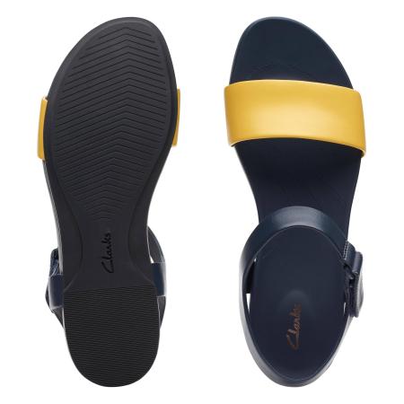 Женские сандалии Clarks Bright Pacey 26141256, желтые Женские сандалии Clarks Bright Pacey 26141256, желтые