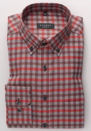 Мужская рубашка ETERNA 8814-58-E194, коричневая