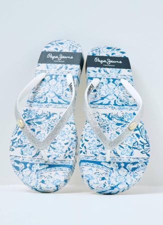 Женские вьетнамки Pepe Jeans London RAKE DELFT PLS70121, мультиколор
