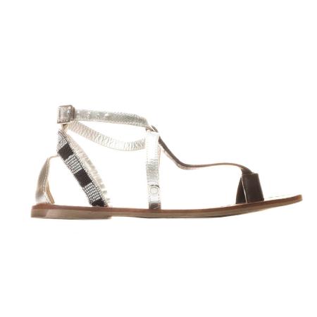 Женские сандалии Pepe Jeans London JANE STRAPS METALLIC PLS90188, серебряные