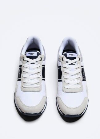 Мужские кроссовки Pepe Jeans London CROSS 4 SAILOR PMS30702, белые