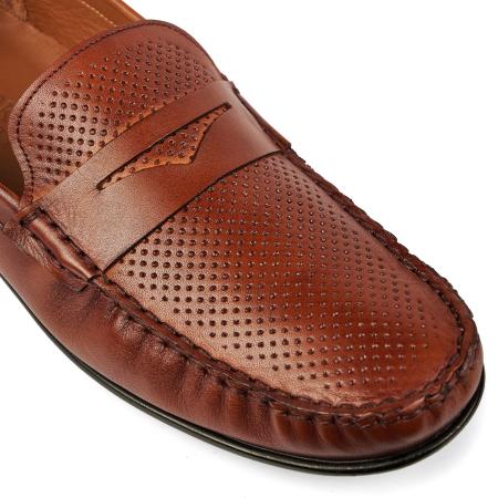Мужские мокасины Clarks 22207314, коньячные