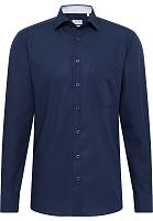 РУБАШКА 1307-19-E15K - Мужская рубашка ETERNA, синяя