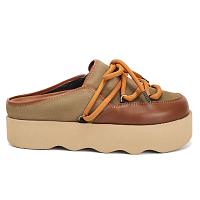 LINDSAY E F318352421 - Женские сабо SCHOLL, хаки