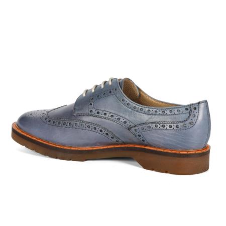 Женские дерби брогированные Melvin & Hamilton Megan 5R 111539, голубые