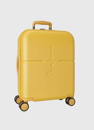 Чемодан Pepe Jeans Bags ABS SUITCASE 55CM 4W PJL HIGHLIGHT 76891, желтый