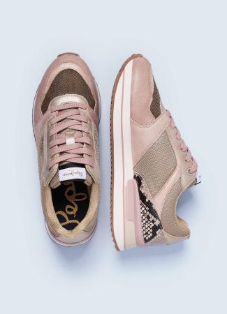Женские кроссовки Pepe Jeans London RUSPER COSI PLS31260, розовые Женские кроссовки Pepe Jeans London RUSPER COSI PLS31260, розовые