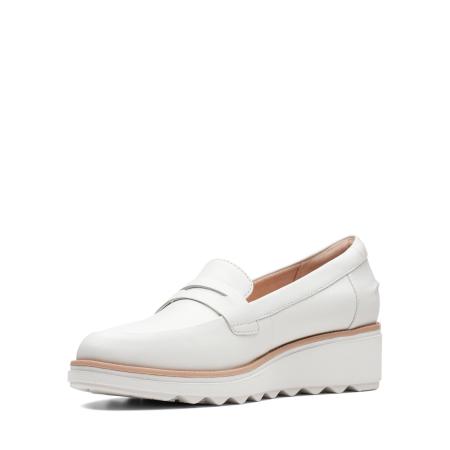Женские лоферы Clarks Sharon Ranch 26140651, белые