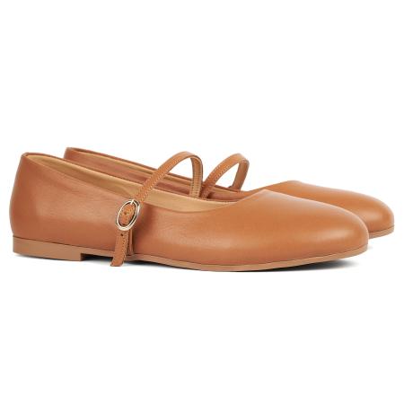 Женские балетки Bugatti 44413100-1000, коричневые