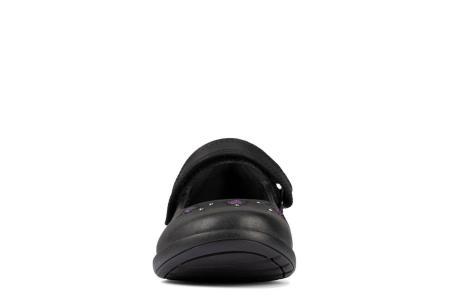 Детские туфли на ремешке Clarks Etch Bright K 26151124, черные
