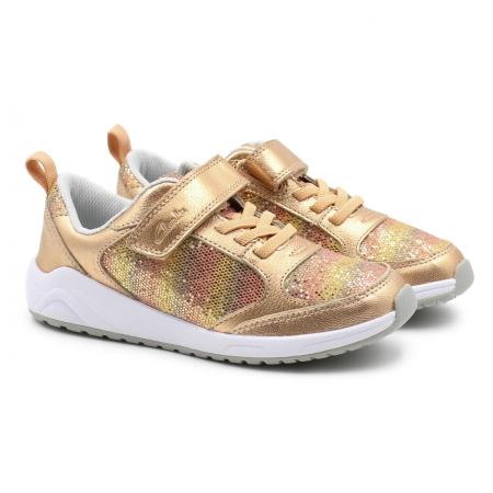 Детские кроссовки Clarks Aeon Flex K 26156779, золотые