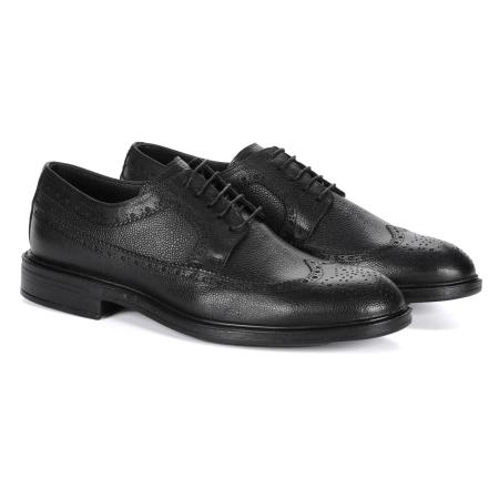 Мужские дерби брогированные Clarks C3815-170, черные