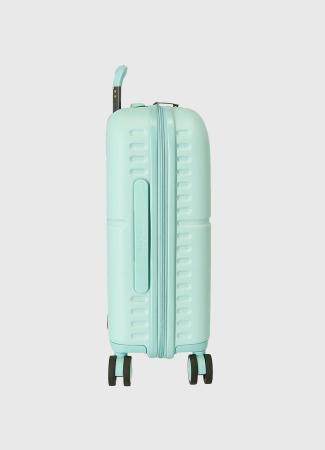 Троллей-кейс Pepe Jeans Bags ABS SUITCASE 55CM W/EXP. 4W PJL HIGHLIGHT 76886, голубой