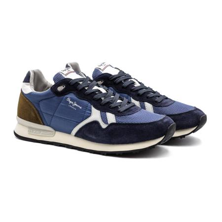 Мужские кроссовки Pepe Jeans London BRITT MAN URBAN PMS30754, синие