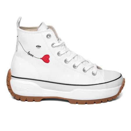 Женские высокие кеды British Knights KAYA MID FLY B53-3732-02, белые