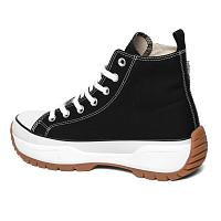 KAYA MID FLY B49-3702-01 - Женские высокие кеды British Knights, черные