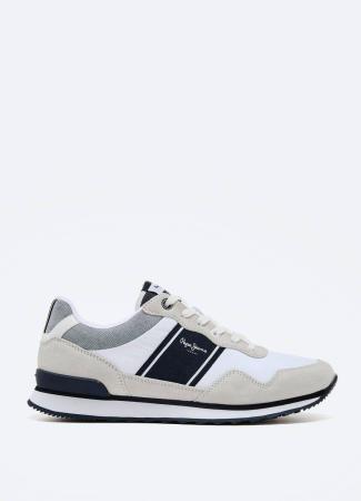 Мужские кроссовки Pepe Jeans London CROSS 4 SAILOR PMS30702, белые