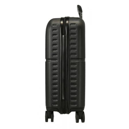 Троллей-кейс Pepe Jeans Bags ABS LUGGAGE SET 2/ 55-70CM.4W.PJL HIGHLIGHT 76895, черный Троллей-кейс Pepe Jeans Bags ABS LUGGAGE SET 2/ 55-70CM.4W.PJL HIGHLIGHT 76895, черный