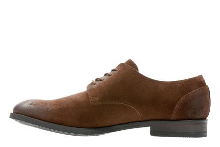 Мужские дерби Clarks Flow Plain 26141957, коричневые