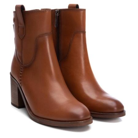 Женские ботильоны CARMELA LEATHER LADIES ANKLE BOOTS 160058, коньячные