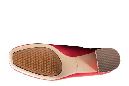 Женские ботильоны Clarks Sheer Flora 26146356, красные
