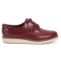 Glick Darby 26157334 - Женские полуботинки Clarks, бордовые