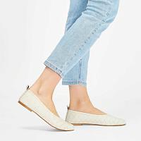 44405128-1000 - Женские балетки Bugatti, белые  44405128-1000 - Женские балетки Bugatti, белые