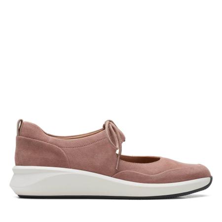 Женские туфли на ремешке Clarks Un Rio Skip 26159937, розовые