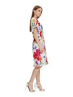 HUMMING FLORAL POPOVER DRESS 4503140 - HUMMING FLORAL POPOVER DRESS 4503140