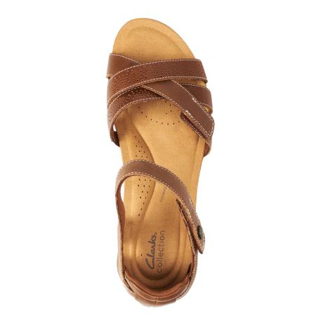 Женские сандалии Clarks April Poppy 26170496, коричневые