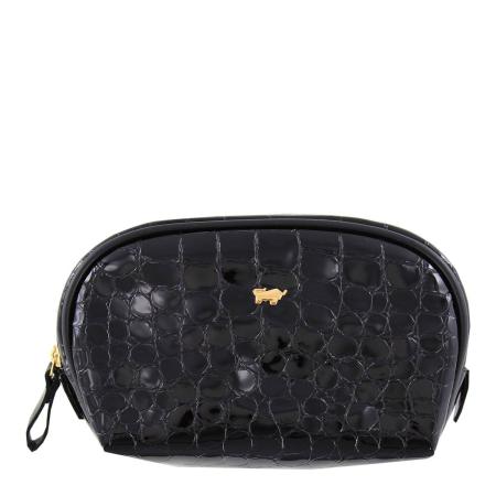 Косметичка Braun Buffel GLANZKROKO Cosmetic Bag 40900, черная