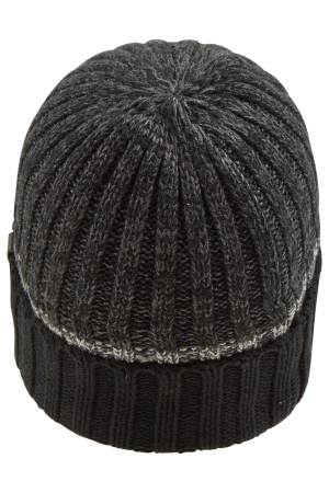 Мужская шапка Camel Active Knitted Beanie 406530-8M53, черная