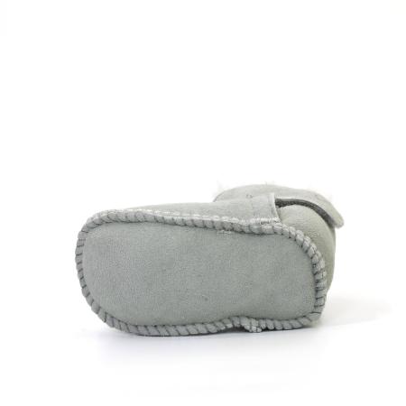 Малыши ботинки из овчины (угги) EMU Australia Baby Bootie B10310, голубое