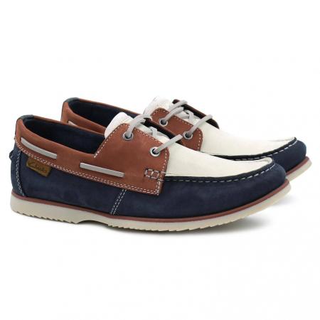 Мужские топсайдеры Clarks Noonan Lace 26160222, синие